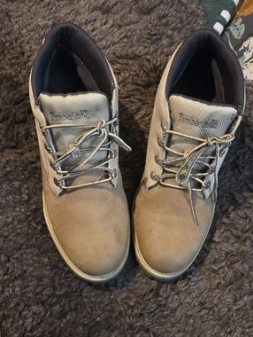 Timberland Men's Light Brown/Tan Lace-Up Work Boots